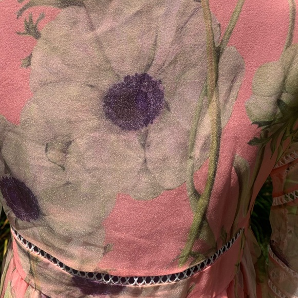 Cynthia Rowley Poppy Organza Peach Dress - Picture 13 of 15